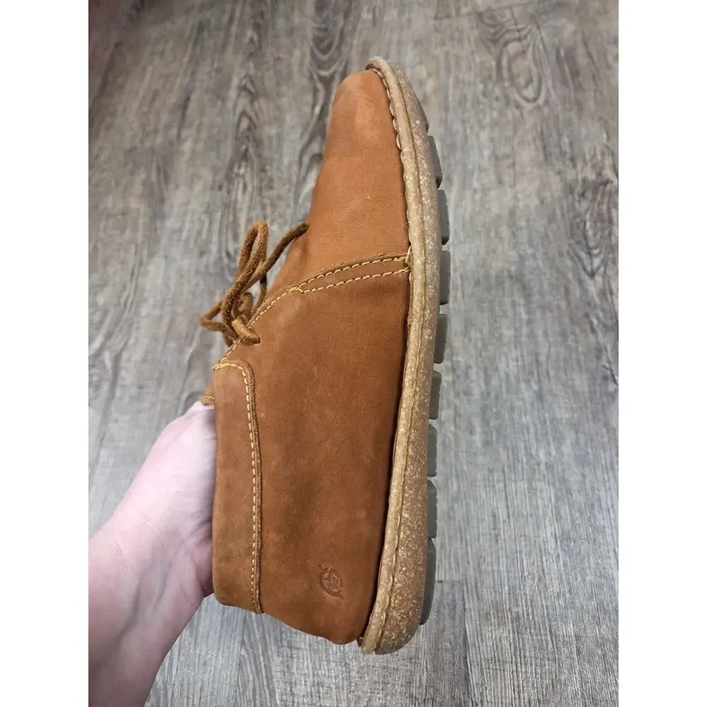 Born Nuala II Chukka Boots Shoes Brown Leather Size 8.5 Euro 40